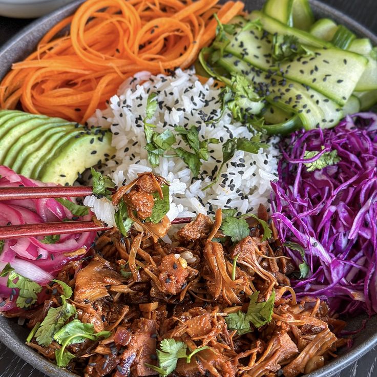 BBQ Jackfruit Salad Bowl