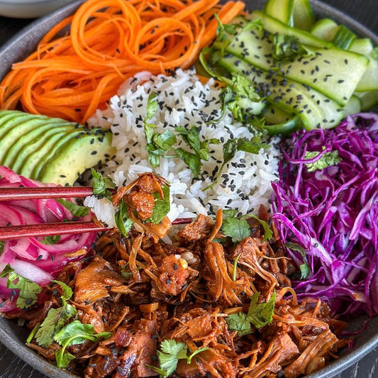 BBQ Jackfruit Salad Bowl