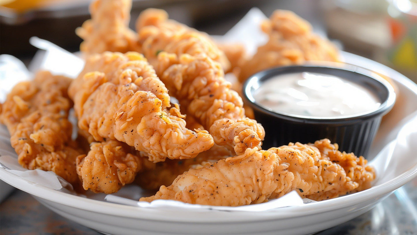 Southern Fried Crispy Chicken Breast Goujons